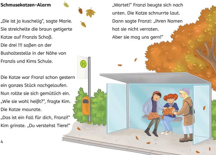 Produktbild Kosmos Die drei!!!, Bücherhelden 2. Klasse, Tatort Katzen-Café (Deutsch, Ann-Katrin Heger, Isabelle Metzen, 2025)