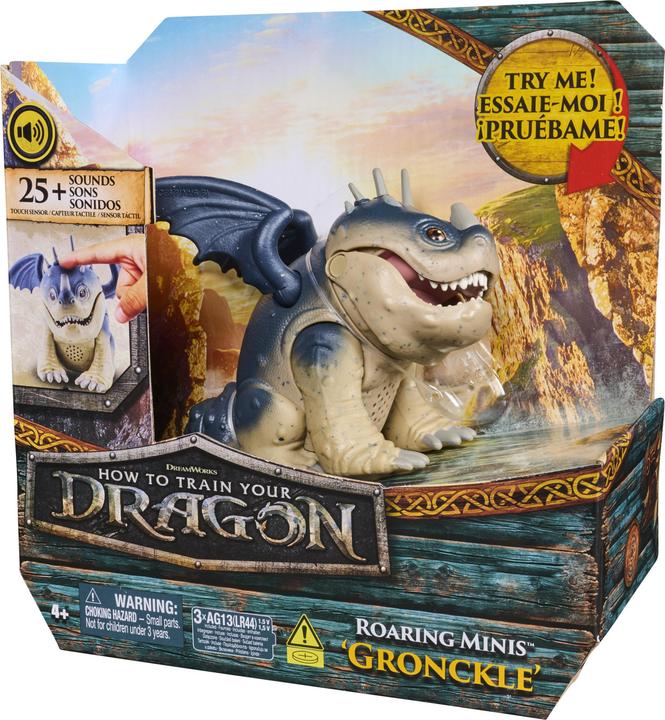 Produktbild DRAGONS Drachenzähmen leicht gemacht - Interaktiver Mini-Drache Fleischklops, Figur mit Soundeffekten