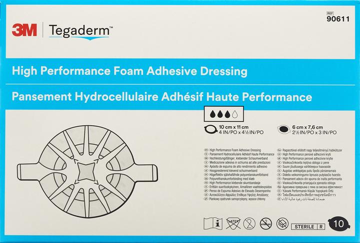 Label énergétique 3M HP Schaumkompresse 6x7.6cm adhesive