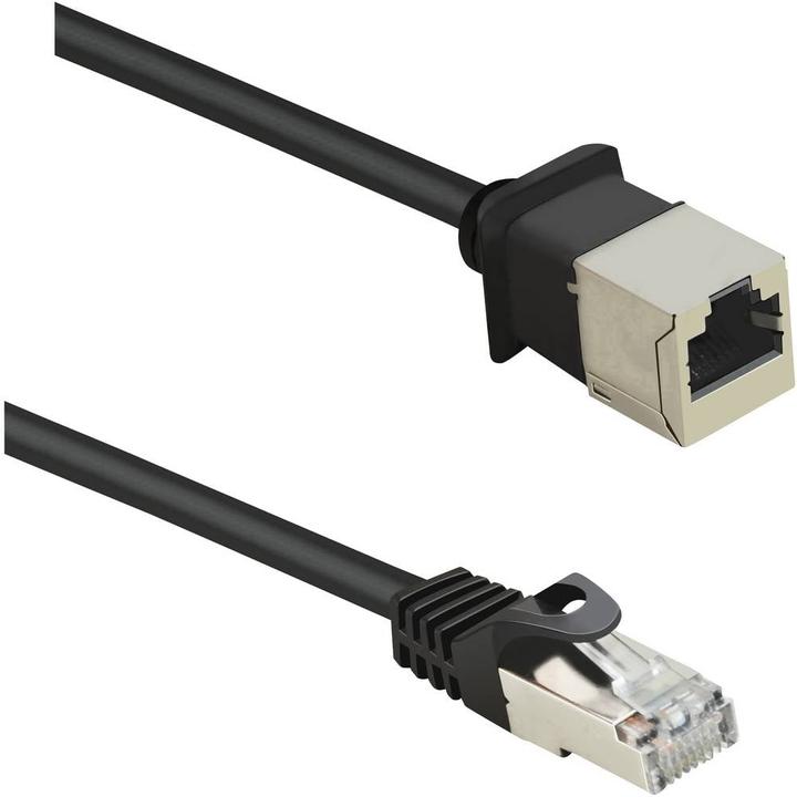 Actual product image Renkforce CAT5e F/UTP network extension cable 0.5 m (F/UTP, CAT5e, 0.50 m)