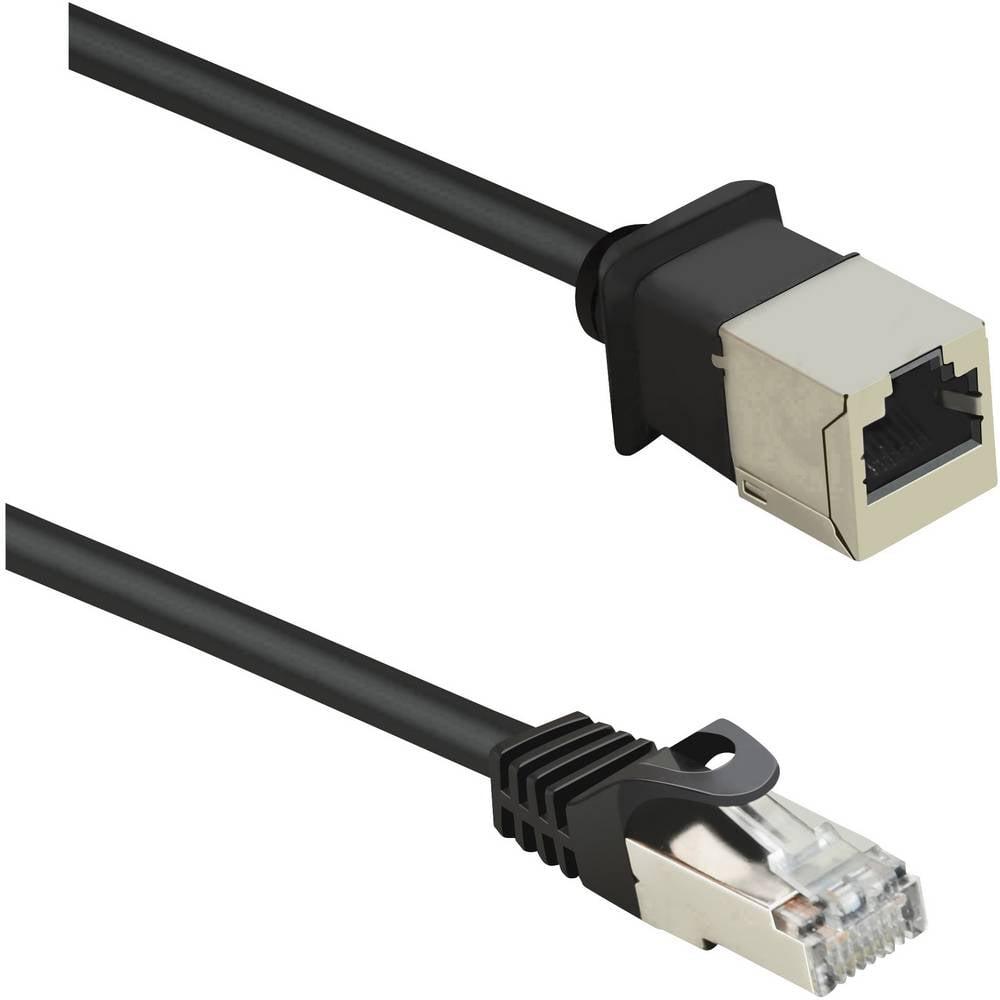 Renkforce CAT5e F/UTP Netzwerk-Verlängerungskabel 0.5 m (F/UTP, CAT5e, 0.50 m), Netzwerkkabel