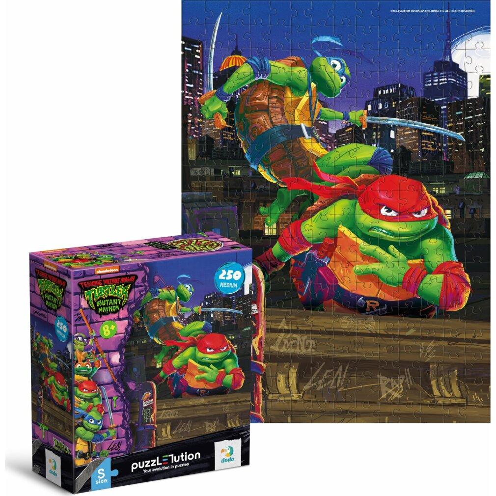 Thumbnail - Dodo Puzzle Ninja Heads: Leonardo und Rafaelo 250 Teile