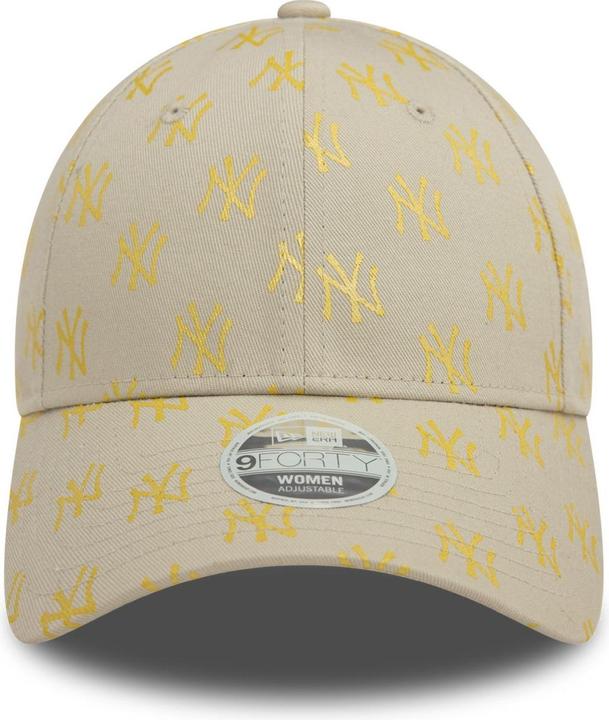 Actual product image New Era 9Forty Femme Cap - METALLIC New York Yankees beige