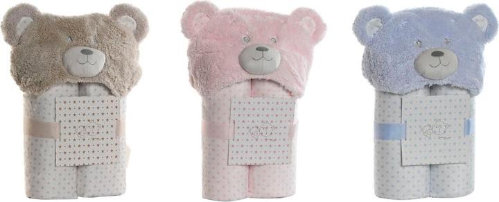 Actual product image Esprit Decke Home Blau Beige Rosa 100 x 75 x 20 cm (3 Stück) (100 x 75 cm)