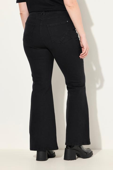 Immagine prodotto Ulla Popken Jeans boot cut modello Marie con taglio della gamba dritto e orlo svasato (50)
