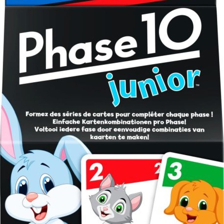 Actual product image Mattel Games Phase 10 Junior (Multilingual)