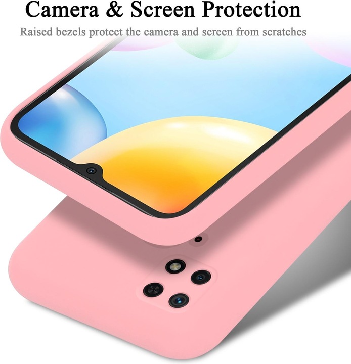 Produktbild Cadorabo TPU Liquid Silicone Case Hülle für Xiaomi RedMi 10C / POCO C40 (Xiaomi Redmi 10C, Xiaomi Poco C40)