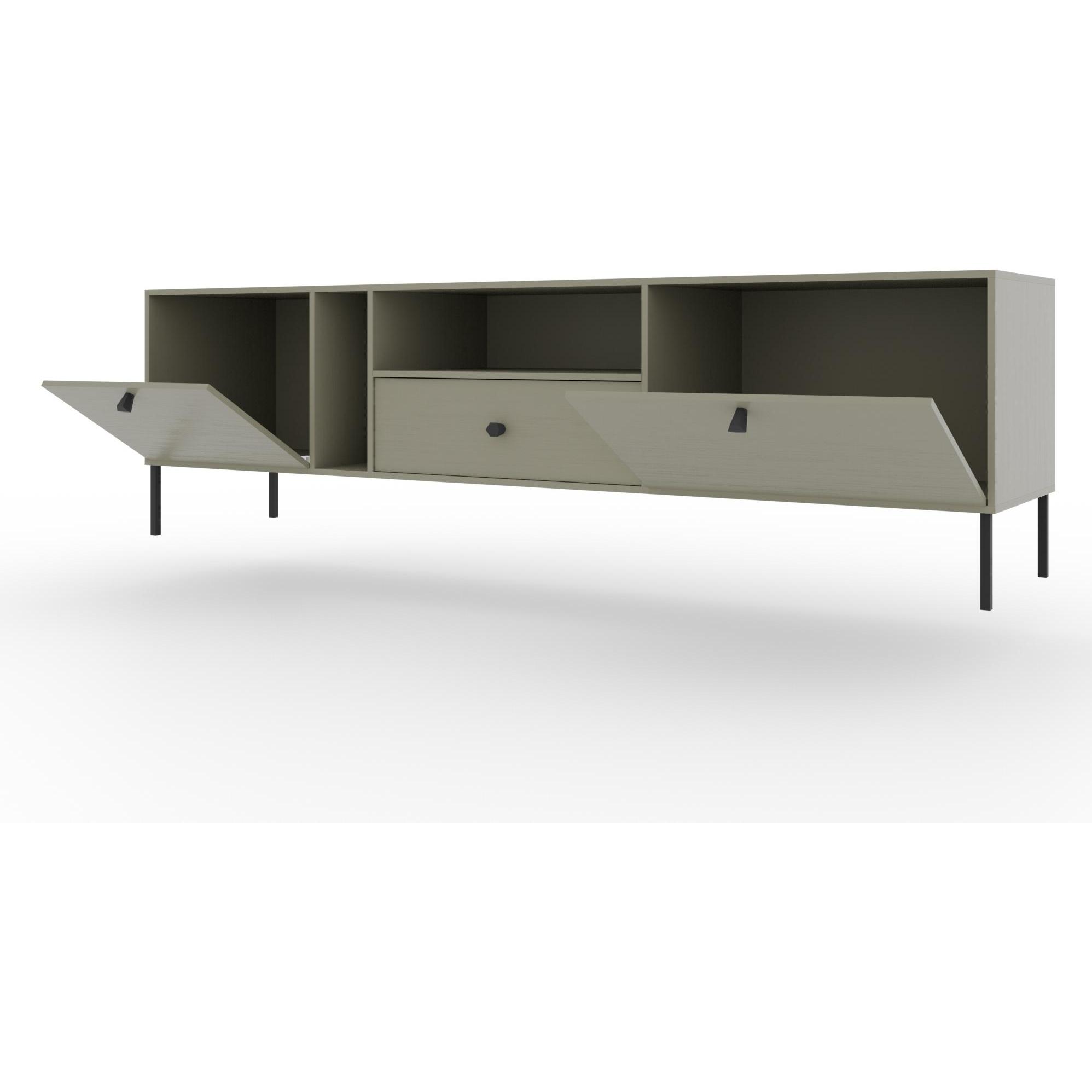 ADRK Furniture, TV Möbel, Tili 2D 1S TV-Schrank