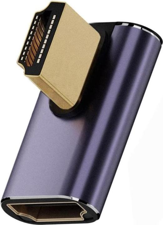 Produktbild PowerGuard HDMI auf HDMI 2.1 8K 90-Grad Winkel Left Low Profile Adapter (HDMI)