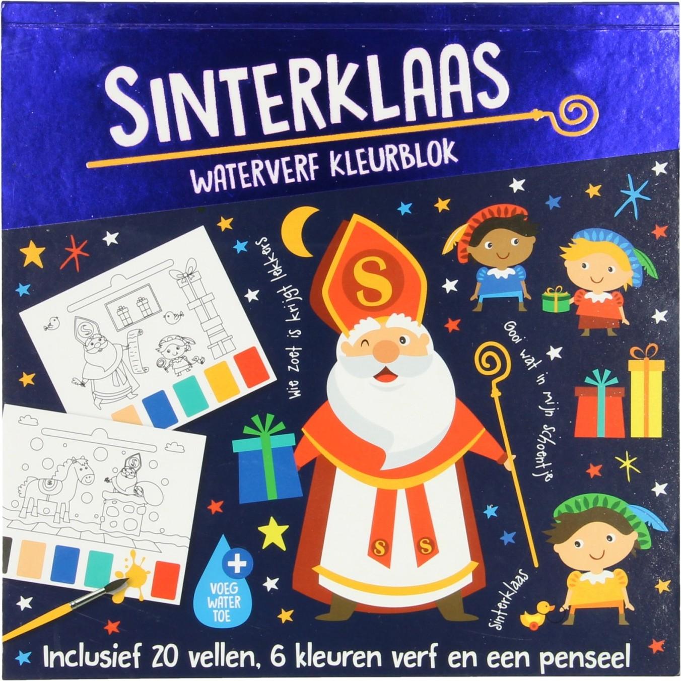 Wins Holland Aquarell Malblock Sinterklaas