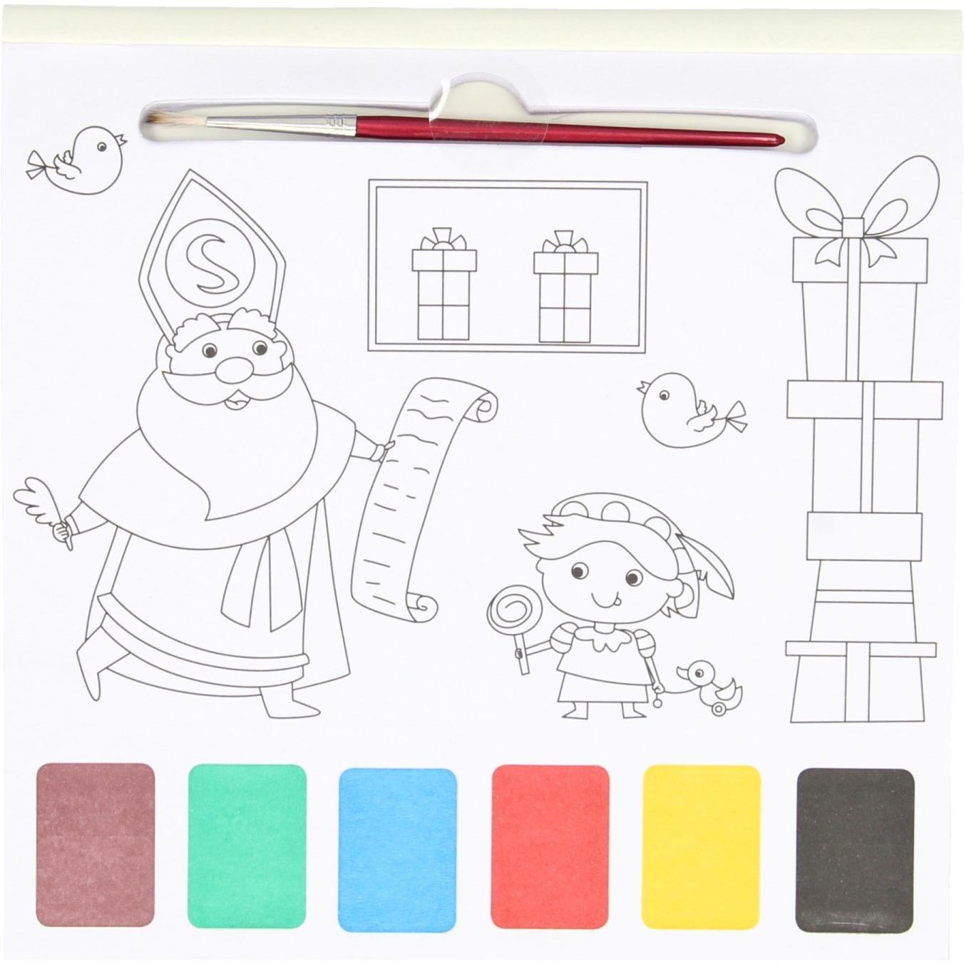 Thumbnail - Wins Holland Aquarell Malblock Sinterklaas