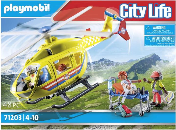 Actual product image Playmobil Rescue helicopter (71203, Playmobil City Life)