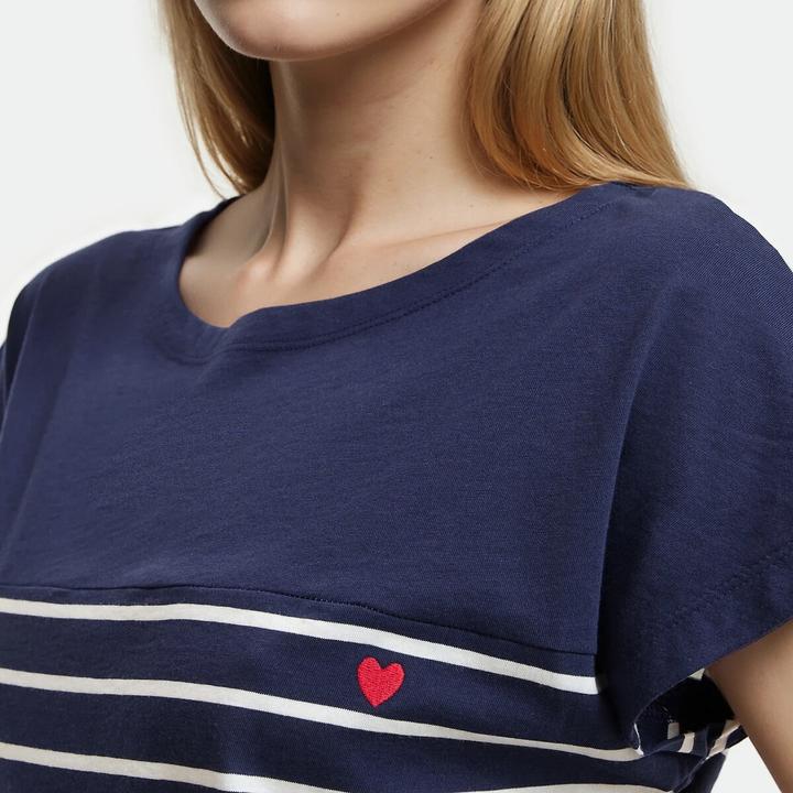 Produktbild La Redoute Collections Gestreiftes Nachthemd (42)
