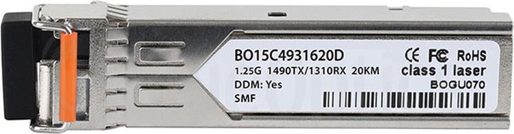Produktbild BlueOptics 10056-BO. SFP Transceiver-Typ: Faseroptik, Maximale Datenübertragungsrate: 1000 Mbit/s, Schnittstell