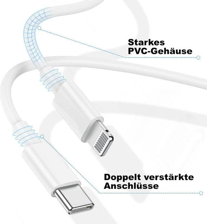 Image du produit Hermex Lightning - USB-C (3 m, USB 3.2 Gen 1)