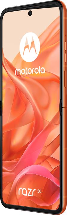 Actual product image Motorola Razr 50 (256 GB, Sparkling Orange, 3.60", SIM + eSIM, 5G)
