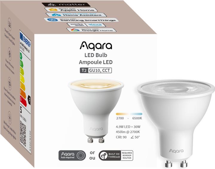 Produktbild Aqara Smarthome (GU10, 9 W, 350 lm, 1 x, F)