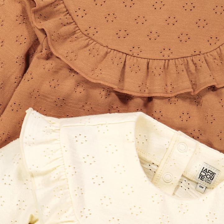 Produktbild La Redoute Collections 2er-Pack Langarm-Shirts mit Rüschen (86)