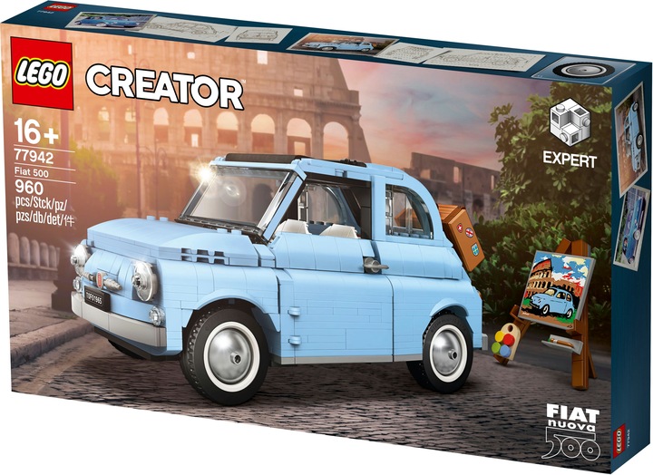 Image du produit LEGO Fiat 500 (77942, LEGO Creator Expert, LEGO difficiles à trouver)