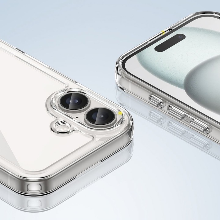Image du produit Hurtel Outer Space Case avec cadre en gel pour iPhone 16 Plus - Transparent (Apple iPhone 16 Plus)