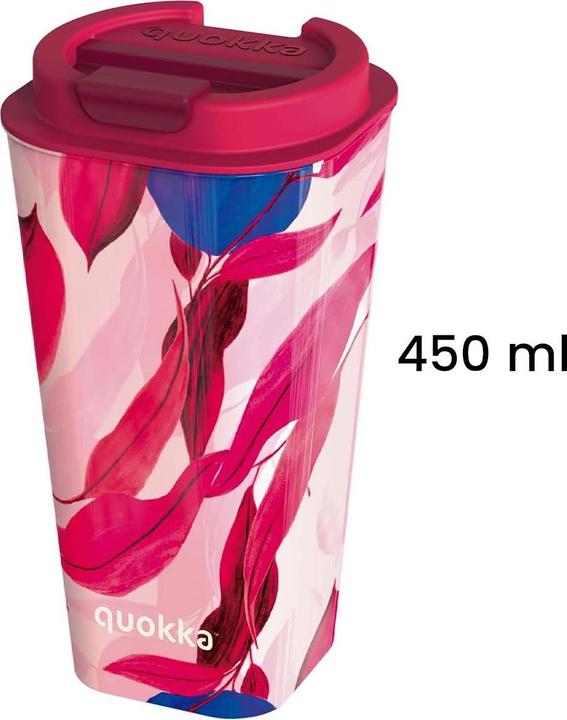 Actual product image Quokka Vaso Cafe Doble Pared - Doppelwandiger Becher 450 ml (Satsuma) (0.45 l)