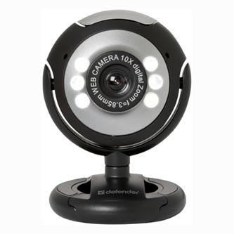 Actual product image Defender Web-cam C-110 0.3MP backlight photo button (0.30 Mpx)