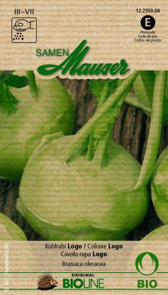 Produktbild Samen Mauser Knospe Bio Kohlrabi Logo (Gemüsesamen)