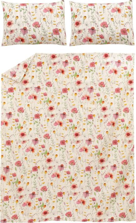 Domoletti BED COV SET COTTON SUMMER GARDEN 160X200 (Bettwäsche Set, 160 x 200 cm, 50 x 70 cm)