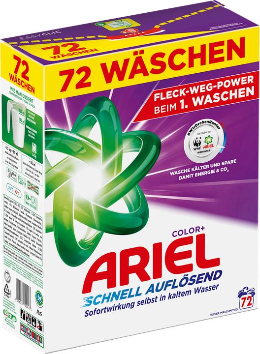 Ariel COLOR+ Waschmittel Pulver, 3,6 kg (72 Waschgänge, Pulver)