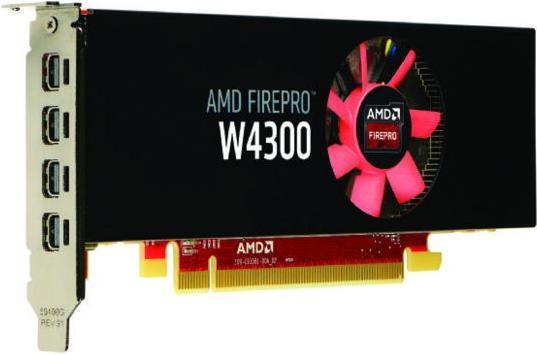 Image du produit AMD FIREPRO W4300 4GB GDDR5 (4 Go)