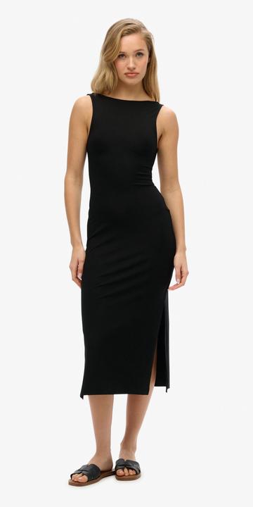 Actual product image Superdry Jersey Twist Back Midi Dress (10XL)