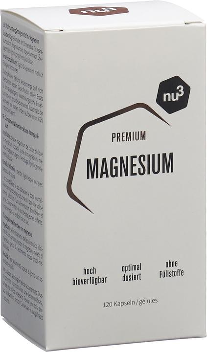 Actual product image nu3 Premium Magnesium (120 Piece, Capsules, 120 g)