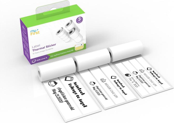 Image du produit myFirst Autocollant thermique blanc avec bandes