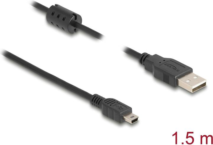 Produktbild Delock USB Typ-A USB Mini-B (1.50 m, USB 2.0)