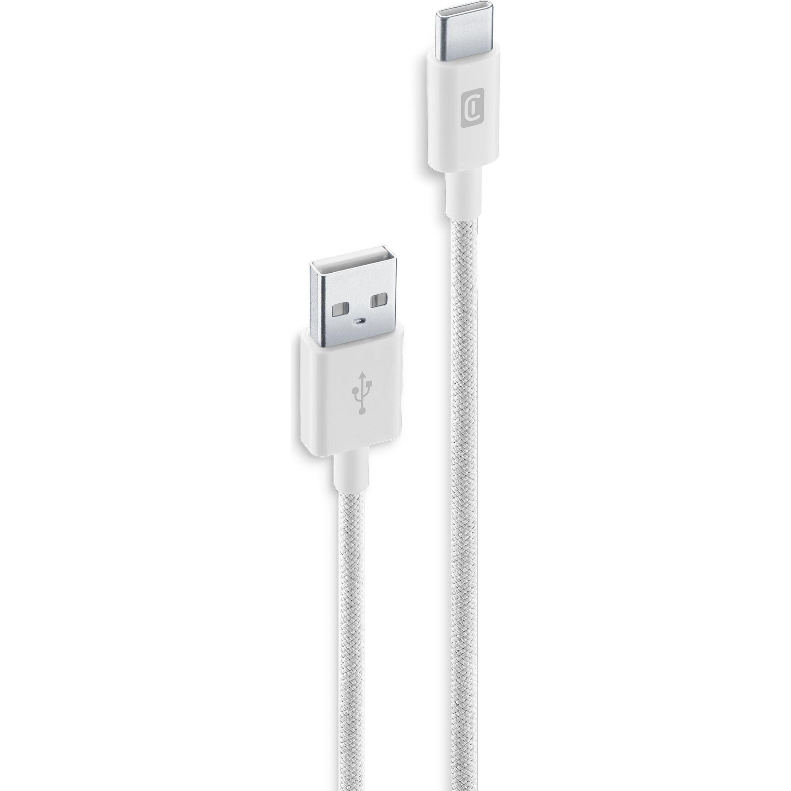 Cellularline Braided Data Cable 1,5 m (1.50 m, USB 2.0), USB Kabel