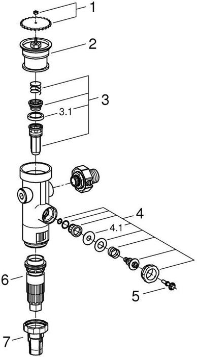 Produktbild Grohe WC-Druckspüler
