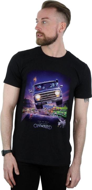 Actual product image Disney Mens Onward Gwniver Poster T-Shirt (XL)