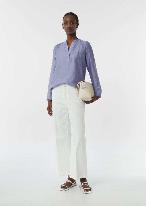 Actual product image Comma Bluse Strukturierte Tunikabluse aus Lyocellmix (42)