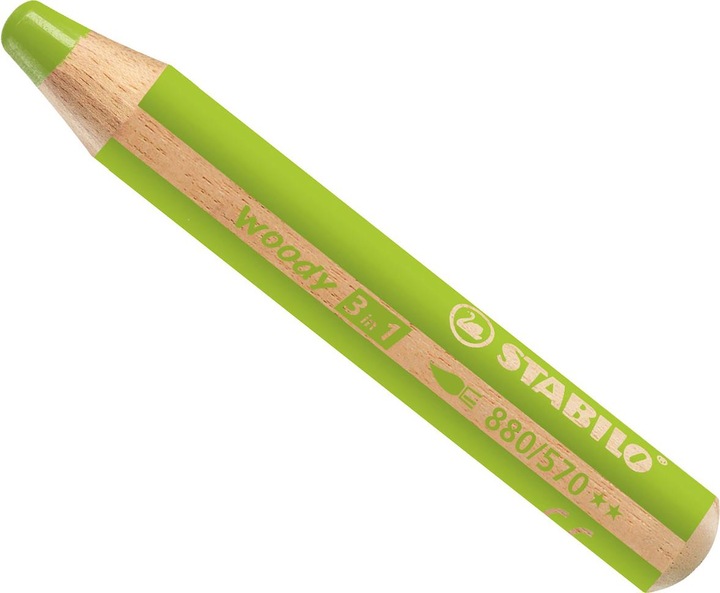 Actual product image STABILO woody 3 in 1 coloured pencil (Light green, 1 x)