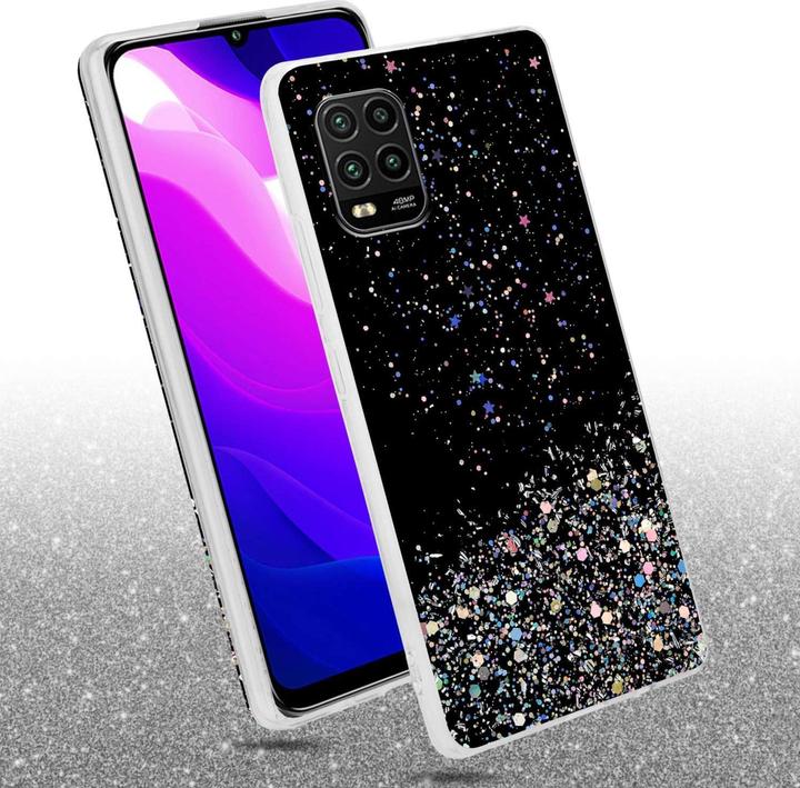 Immagine prodotto Cadorabo Custodia per Xiaomi Mi 10 LITE TPU funkelnder Glitter (Mi 10 Lite)