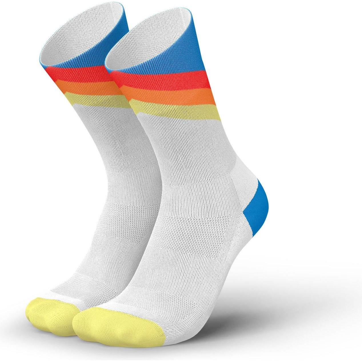 Incylence, Unisex, Sportsocken, Running Grades (35 - 38), Blau, Rot, Gelb
