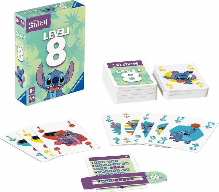 Actual product image Ravensburger 24700 - Disney Stitch Level 8 - The popular card game for 2-6 players and (Multilingual)