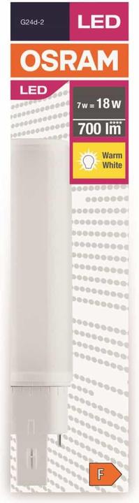 Produktbild Osram Dulux D (G24d-2, 7 W, 700 lm, 1 x, F)