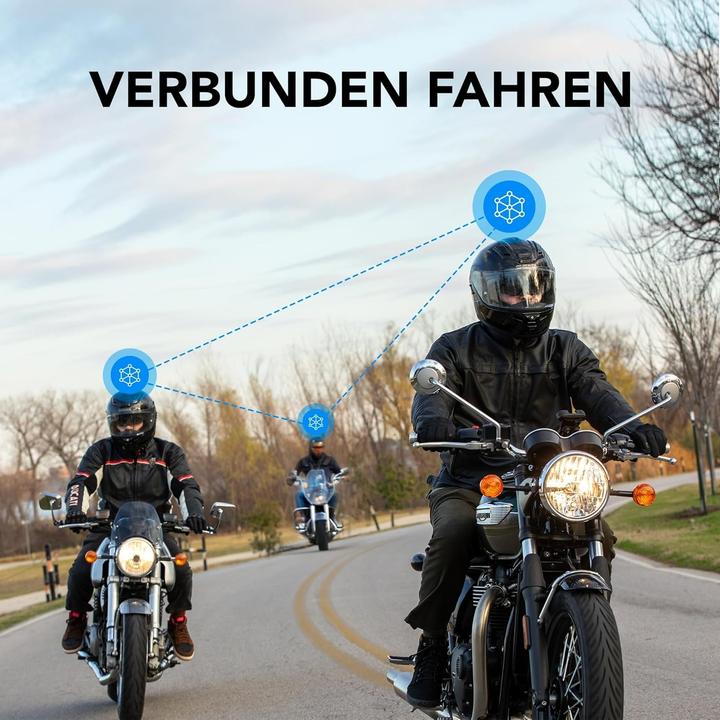 Immagine prodotto Sena PHANTOM - Smart Motorrad-Integralhelm (ECE22.06) - schwarz glanz (XL) (XL)