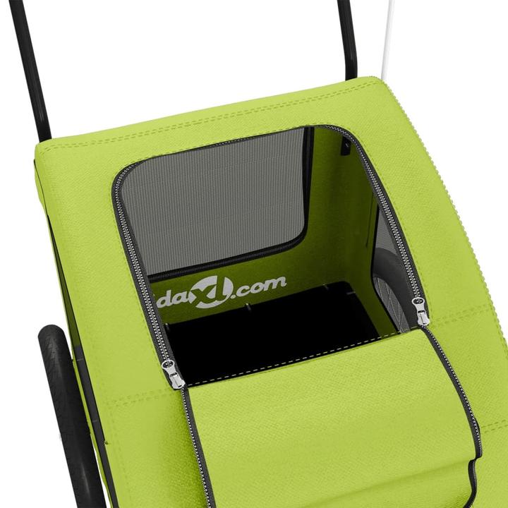 Image du produit VidaXL Fahrradanhänger Hunde Oxford-Gewebe und Eisen