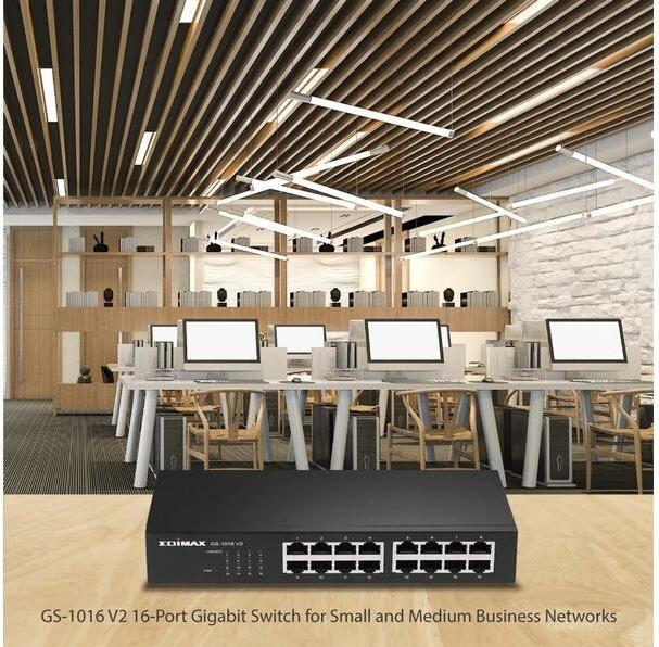 Actual product image edimax Switch GS-1016 V2 16 Port (16 ports)