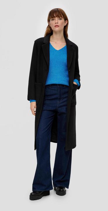 Image du produit s.Oliver Strickpullover Strickpullover mit Rippstruktur (44)