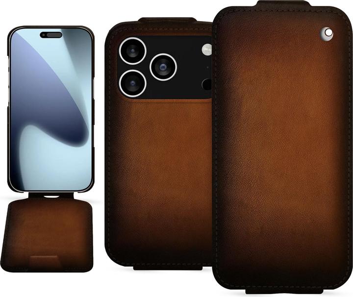 Actual product image Noreve Vertical leather shell (Apple iPhone 17 Pro Max)