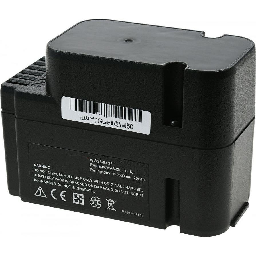 AGI, Werkzeugakku + Ladegerät, Akku kompatibel mit Worx Landroid WG754E (28 V)