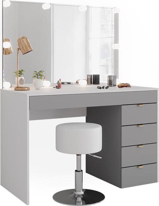 Bronze, Grey, White
